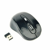 Wireless Mouse GEMBIRD MUSW-6B-01 Black Monochrome 1600 dpi